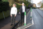 Sawyers Hall Lane pavement widening improves safety for all